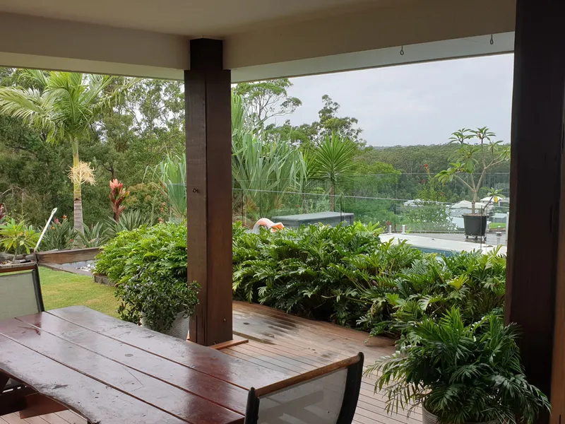 The perfect combination of Privacy and Relaxation, all on 3/4 Acre