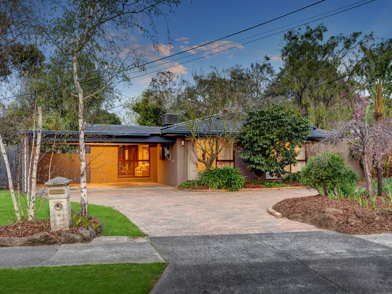 Delightful Four Bedroom Plus Study with Three Entertaining Areas on Huge Block