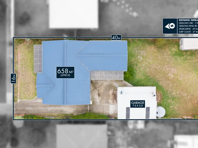 A solidly built home with three bathrooms.