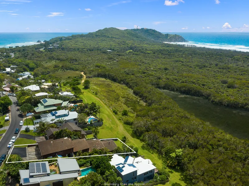 1017sqm Development Site on 4 Titles Looking at the Lighthouse and Pacific Ocean