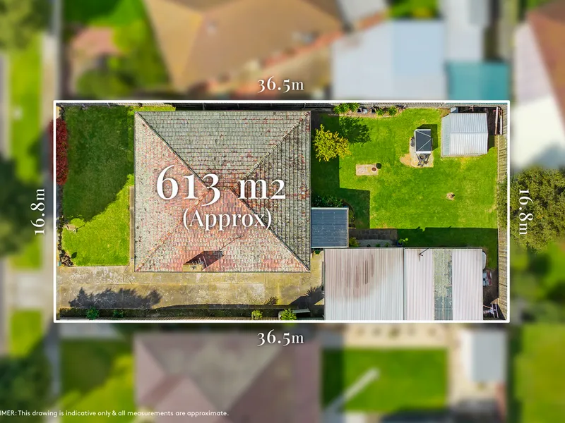 A Corio gem on 613m2!