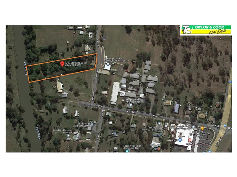 2.5 Acres river front, Logan Village