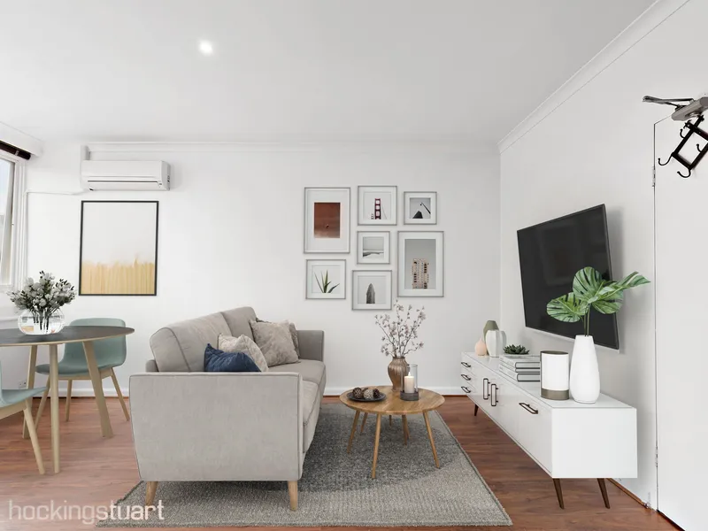 Light-filled modern studio with car space in the hub of it all