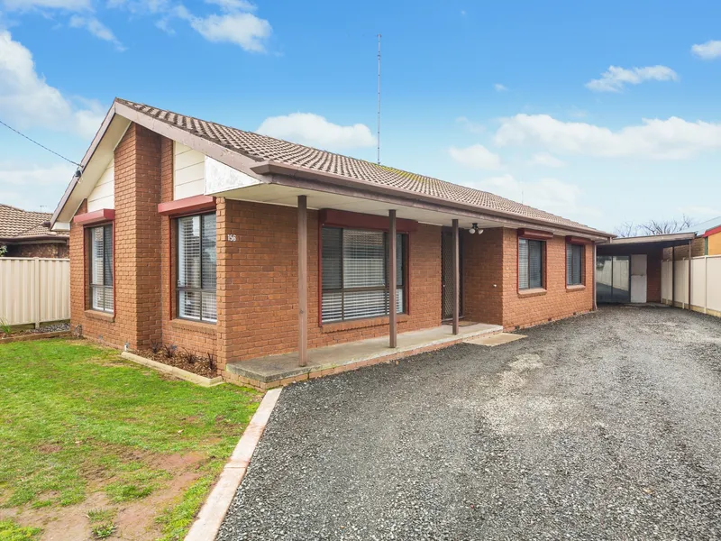 Three-bedroom updated home with large backyard
