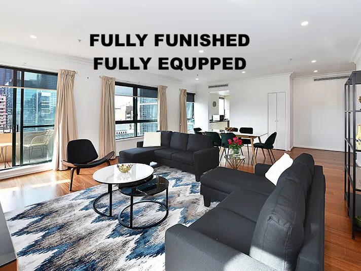 CBD fully furnished 3 bedroom apartment, sleeps 6 people