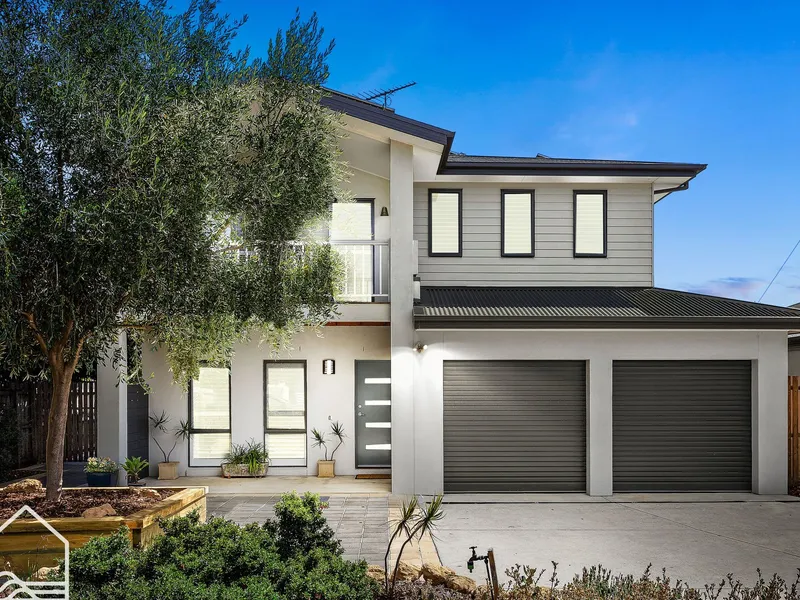 A modern and light-filled home, moments from the water