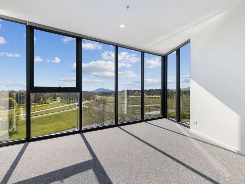 North facing 3-bedroom residence is brand new in the Woden Town Centre