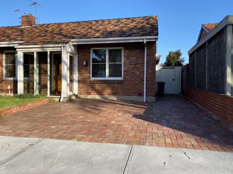 Spacious home with a large backyard