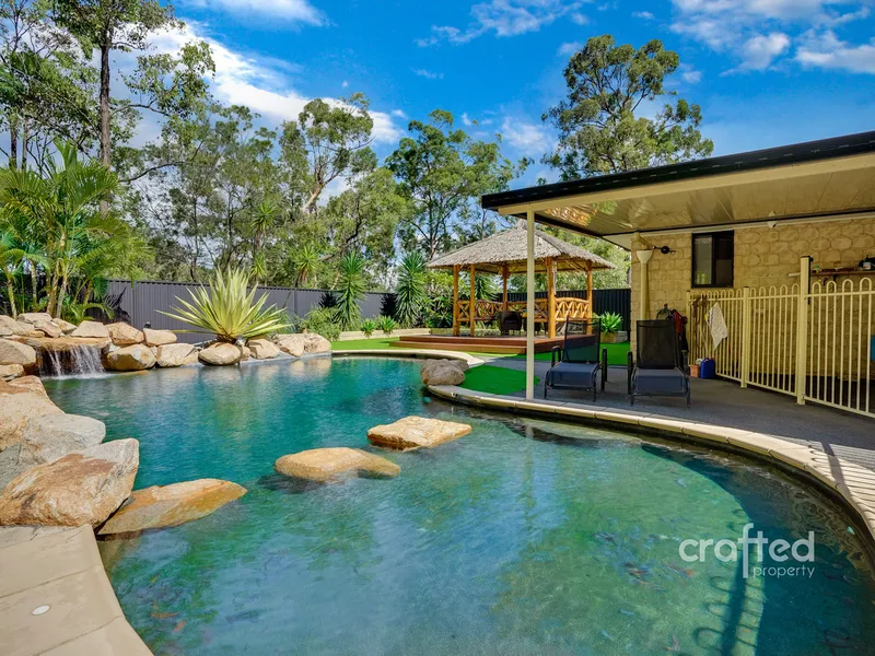 acreage life | Family Entertainer with Sweeping Bushland Views and Resort-Style Pool (Land: 2.97 Acres)