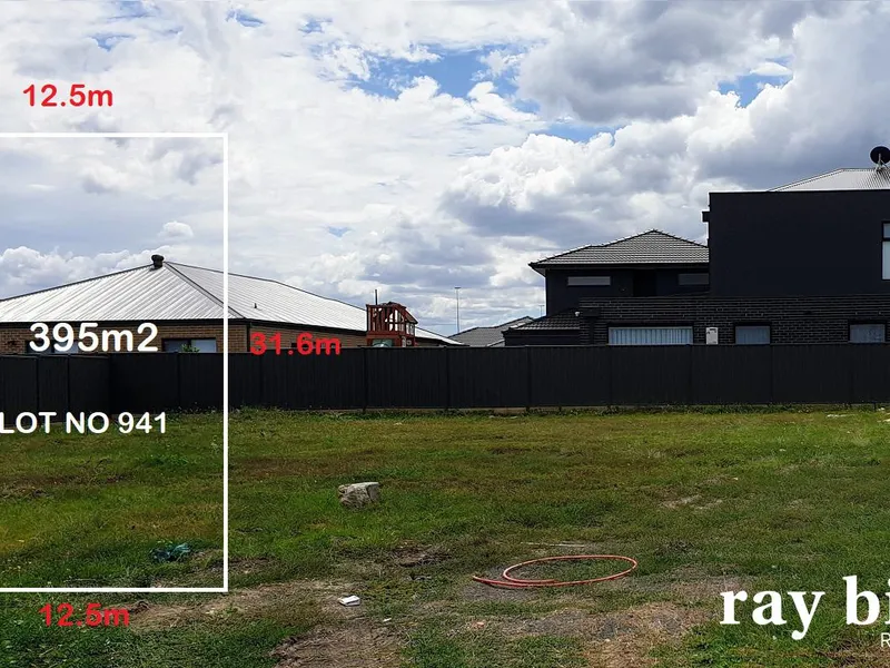 Build your dream home here on this premium, titled block in Roxburgh Park, Today!