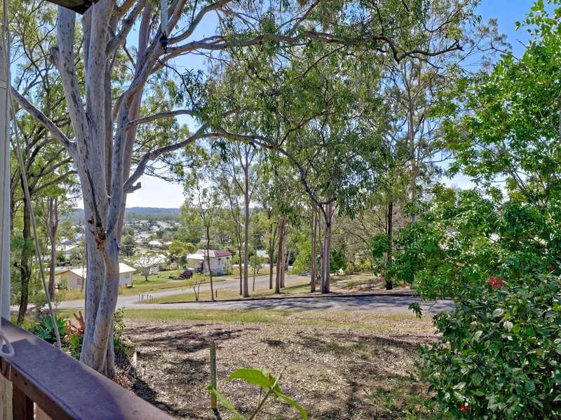 High up on the hill with magnificent views of the town