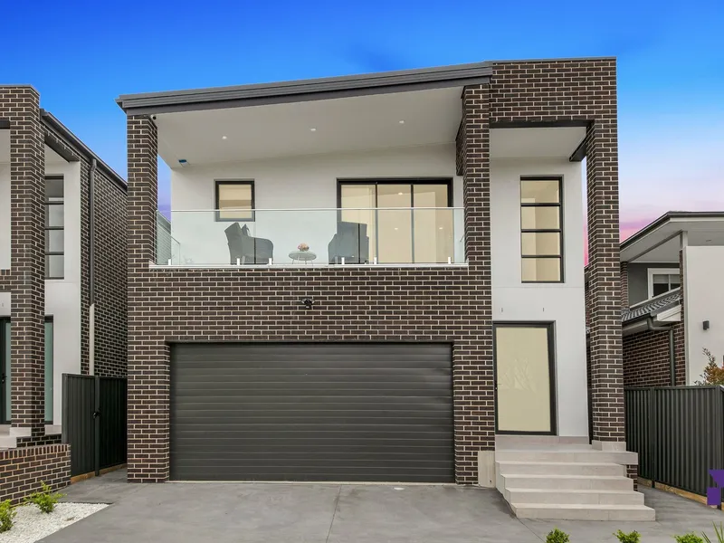 Brand new, impeccably appointed family home with in/outdoor living