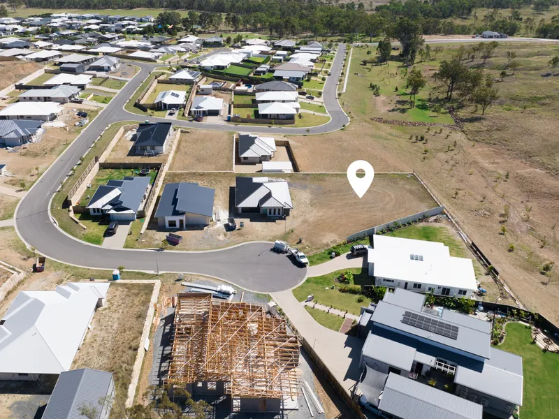 Edenbrook's largest available block - 1199m2 & ready to build on NOW!