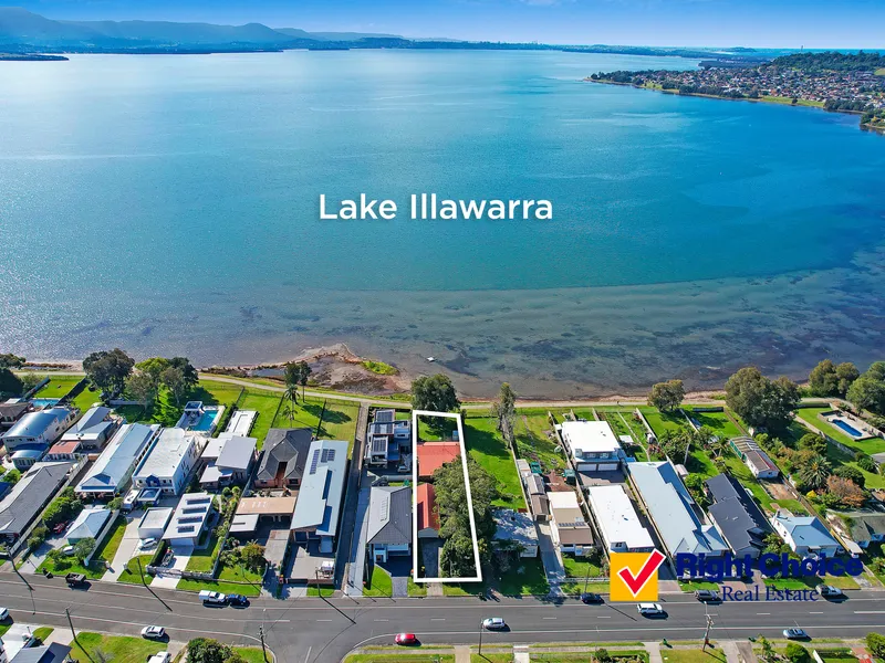 1169sqm block on Lake Illawarra