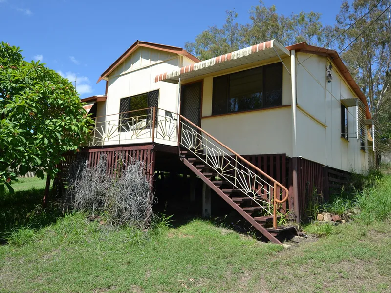 Large home on large corner block.
