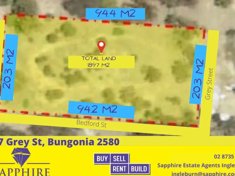 1897 sqm of Land FOR SALE - Owner Says SELL IT !! Contact Agent for more information