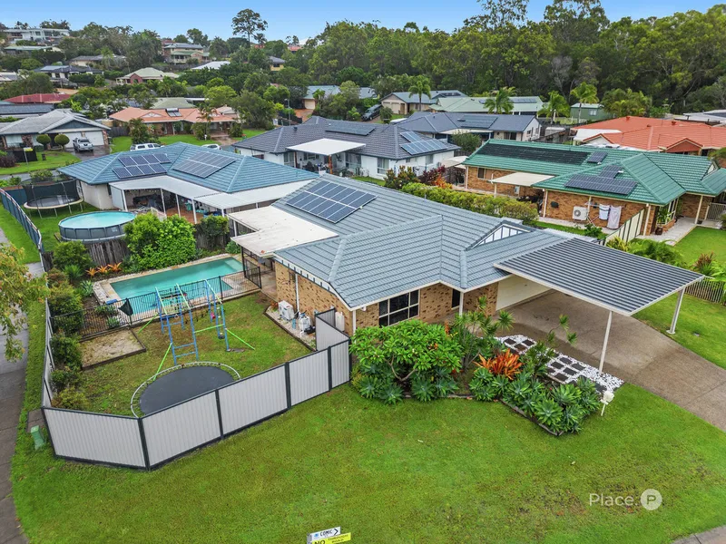 Brilliant four-bedroom lowset with swimming pool