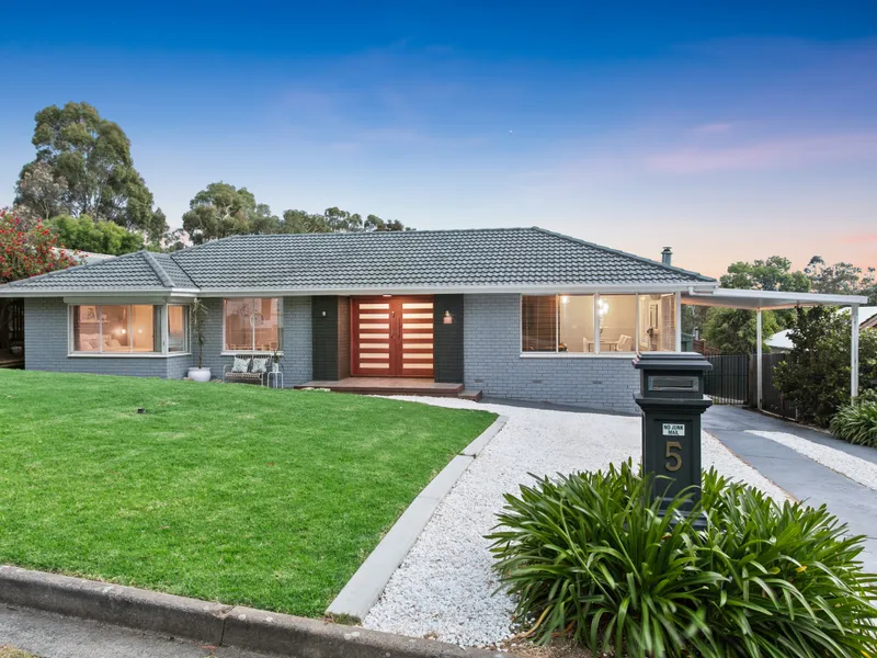 Positioned in a prominent location, this is the perfect home to raise a family, relax or entertain