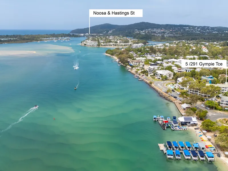 No Stairs! Modern Ground Floor Residence with River View!!