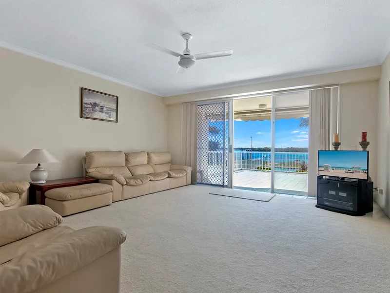 Awaiting Makeover/Renovation - Amazing Private Waterfront Location in Small Residential Unit Block - Be Quick!! A Weekend Escape or Permanent Living.