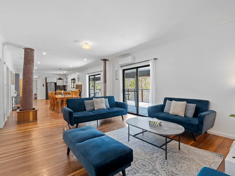 Private Acreage with Stunning Fully Furnished Home