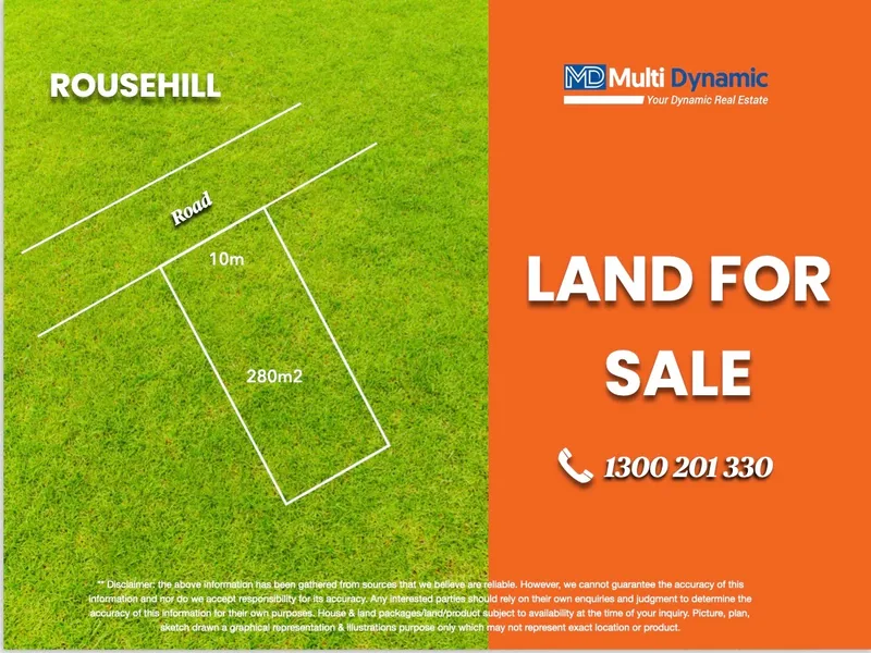 Land only for Sale !! Rouse Hill