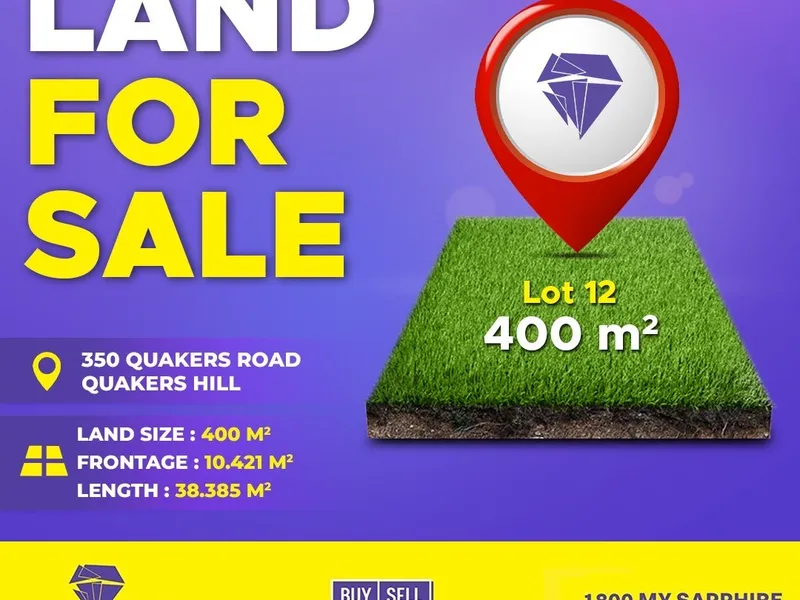 Build Your Dream Home on a Spacious 400sqm Lot in Quakers Hill Hotspot!