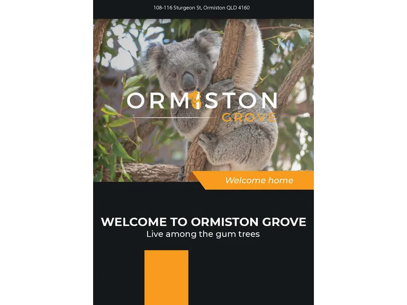 ORMISTON GROVE - ECOFRIENDLY LAND DEVELOPMENT NOW SELLING