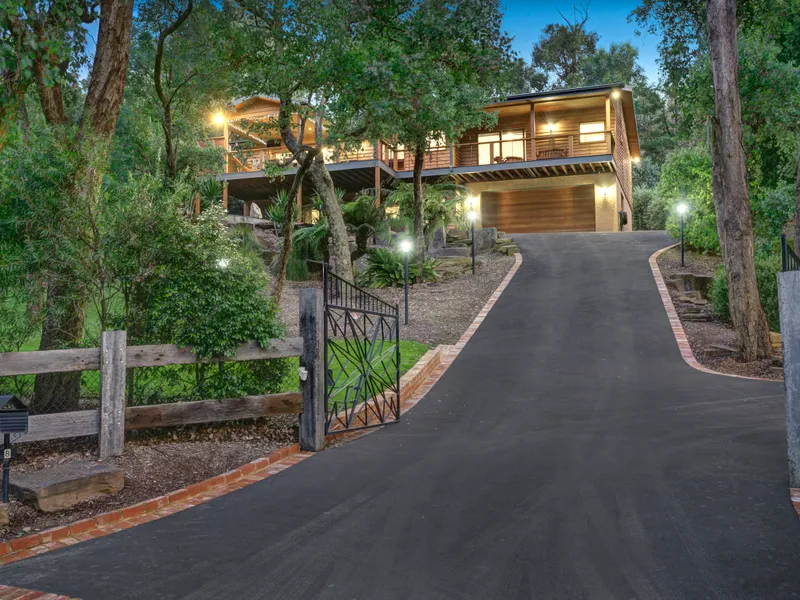 Family living in private and peaceful surrounds