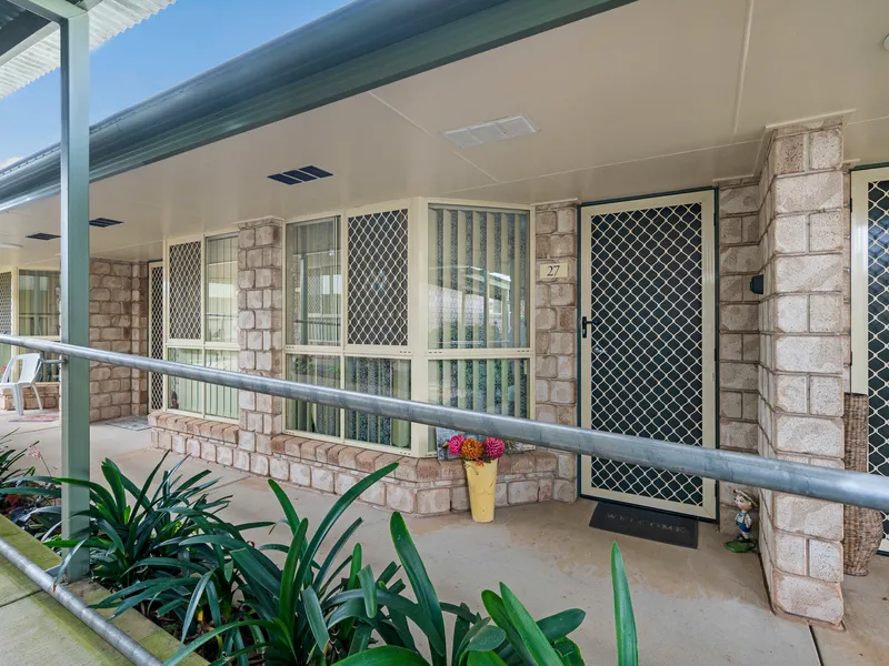 One bedroom unit in Village Life over 50's complex in the rear northern courtyard.