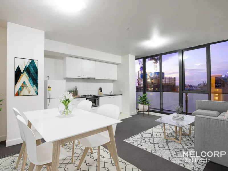 Modern CBD living with two fantastic balconies!