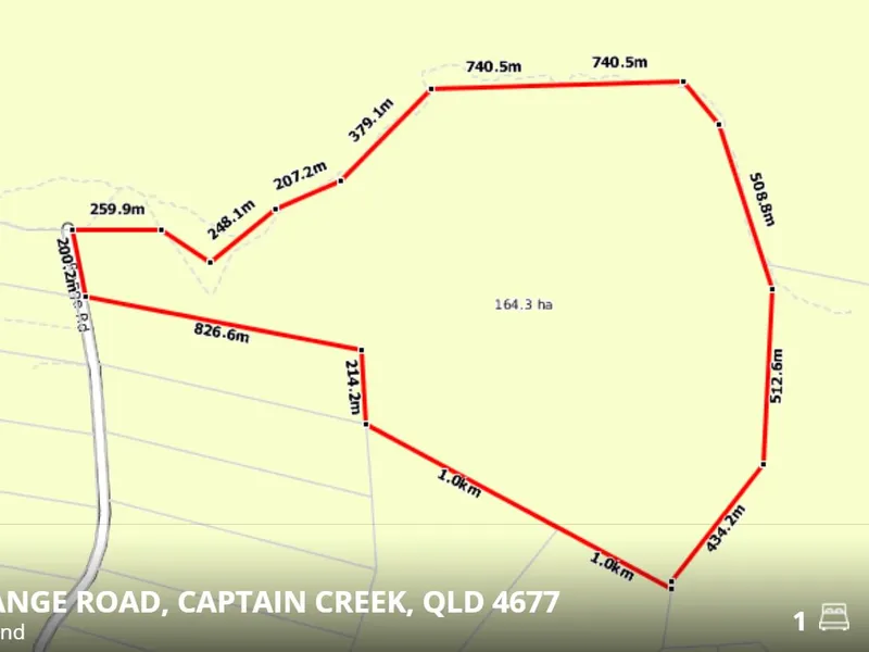 166 ha Borders on National Park