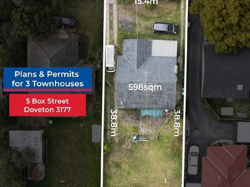 Plans & Permits for 3 Townhouses