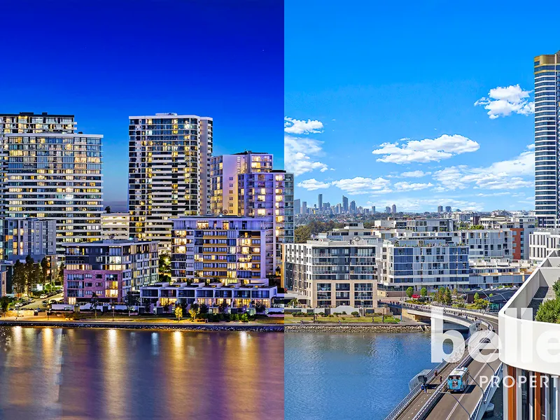 Incomparable floor to ceiling water and city views | Huge private winter garden
