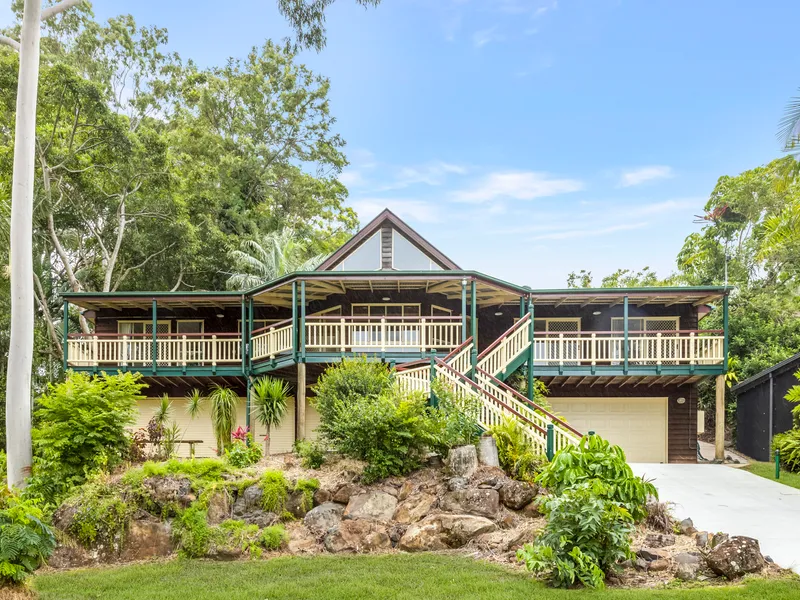 Large family home in Buderim with Ocean views