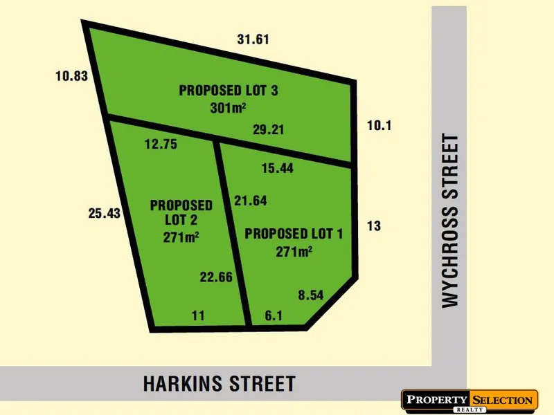 VACANT LAND - OWN STREET FRONTAGES