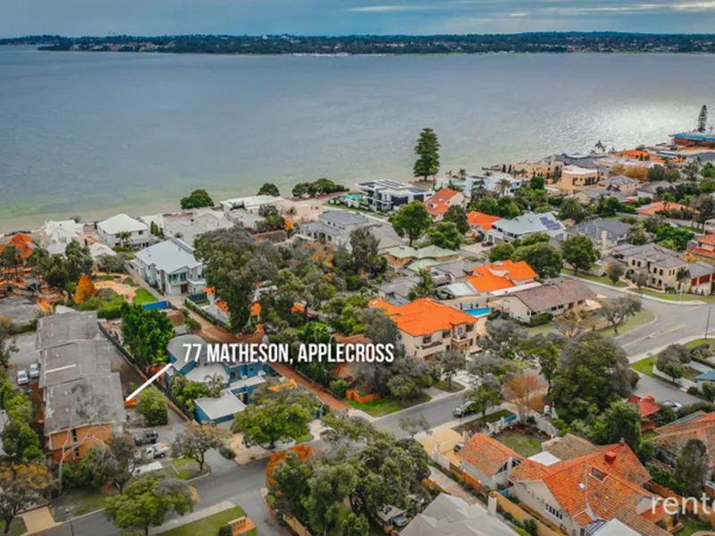 Enjoy actual river views from this renovated apartment!