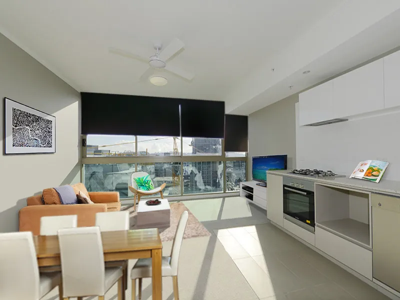 PERCHED HIGH ON THE 10TH FLOOR - JAMES STREET PRECINCT - UNBEATABLE LOCATION