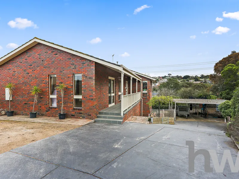 Generous family living ripe for renovation