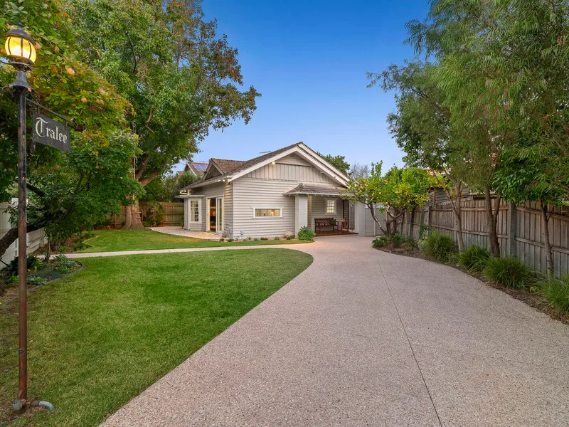 Sunlit family style, inside & out