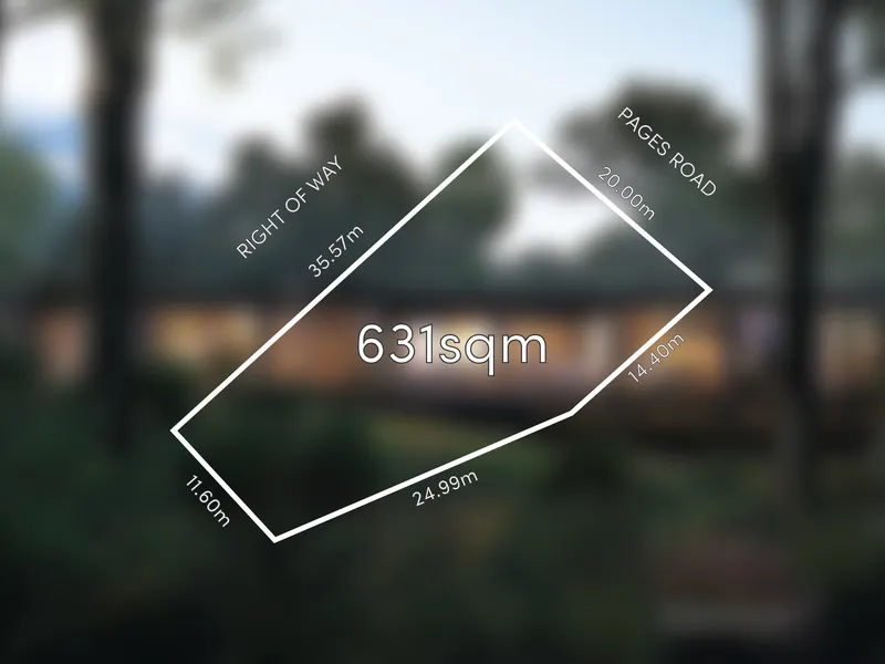 Prime landholding of some 631sqm (approx.) among other high-end family homes in a natural botanic setting.