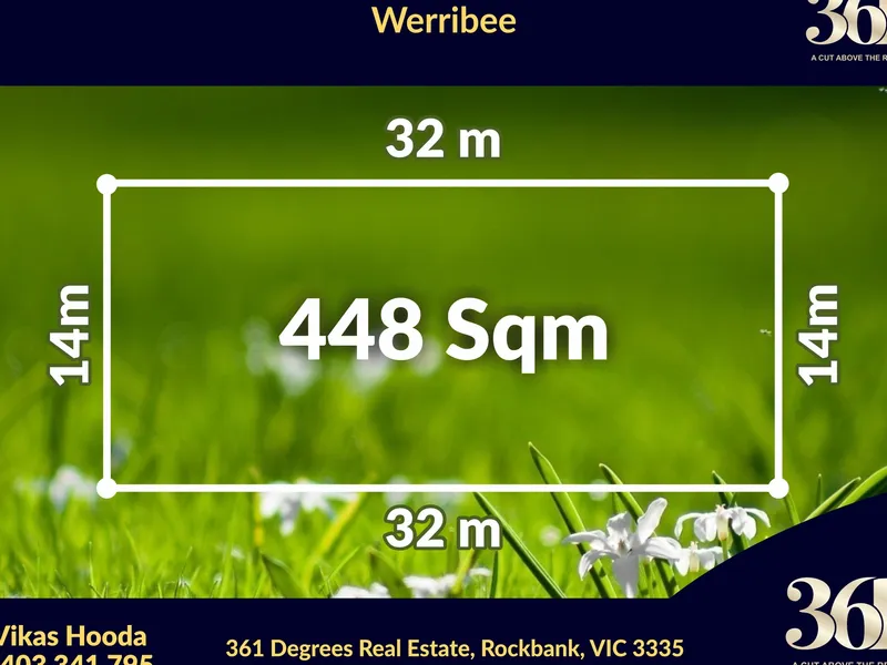 448 Sqm Block of Land for Sale in Werribee!!!