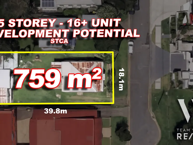 5 LEVEL MDR ZONE NEXT TO TRAIN STATION - 16+ UNIT POTENTIAL STCA