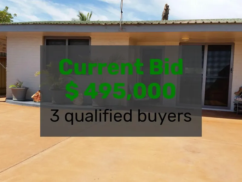 Current Bid $495,000 - 3 Qualified Bidders