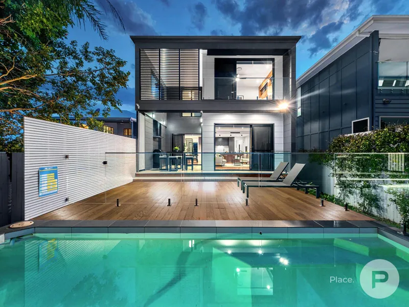 Modern family and entertainers’ sanctuary in sought-after Camp Hill