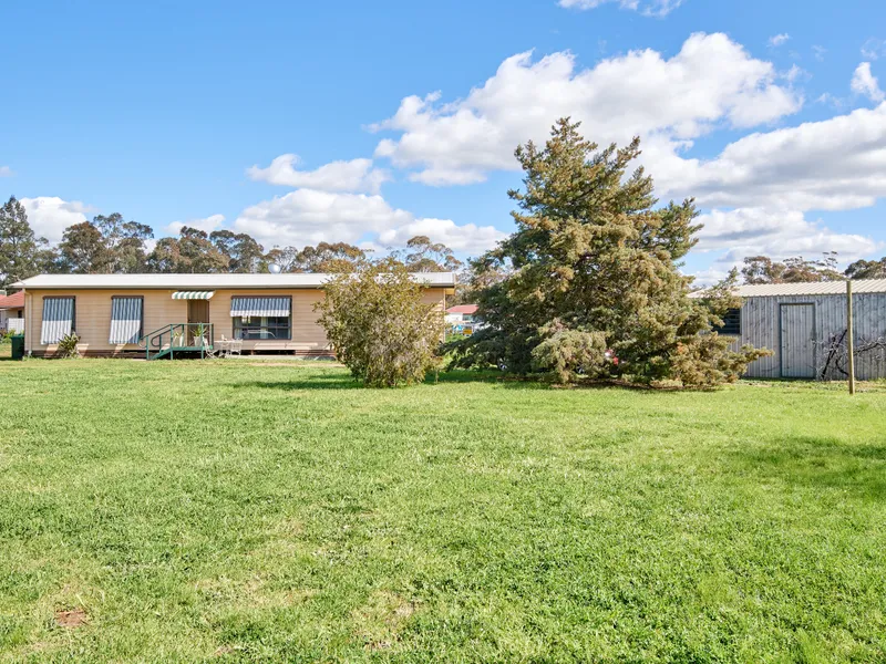 Large block, cosy home