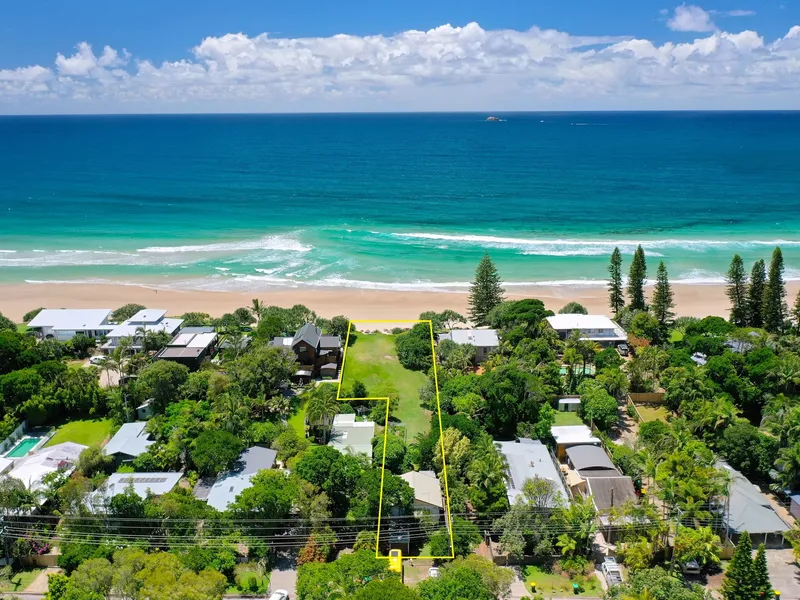 Capitalise on this rare 1500sqm Beachfront holding