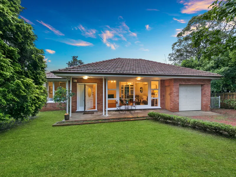 Single level brick home within Beecroft Primary catchment