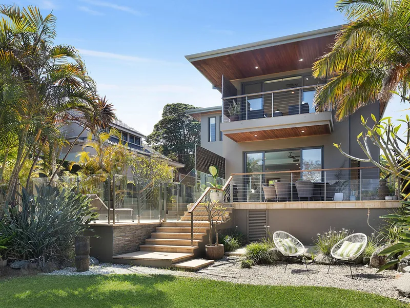 Private family sanctuary with water and city views