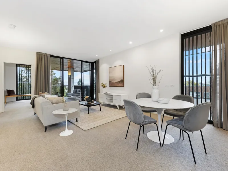 North facing balcony apartment in a premier setting